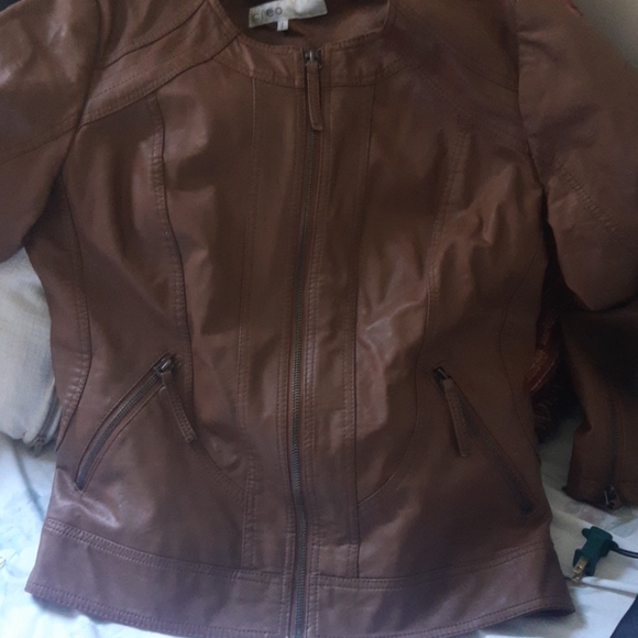 Cleo brown womens small jacket - Picture 2 of 4